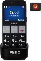 Fysic FM-7810 Senioren mobiele telefoon - Eenvoudige bedienbaar - Met camera - Zwart