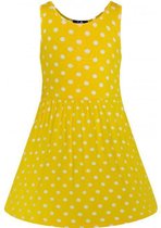Polly Polka Kids Dress Yellow . Feestjurk Meisje - Meisjes Jurken - Baby Jurk - Baby Kleding Meisjes