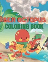 Sea octopus coloring book