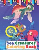 Sea Creatures Coloring Book For Kids