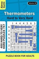 Thermometers puzzle book for Adults