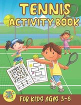 tennis activity book for kids ages 3-8