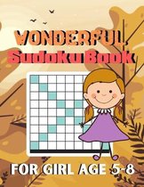 Wonderful Sudoku Book For Girl Age 5-8