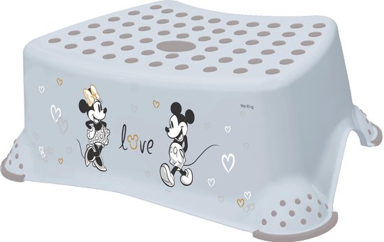 Keeeper Mickey Mouse Opstapje - Lichtblauw - Voor Toilettraining en Tandenpoetsen