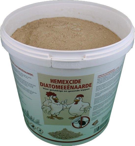 Diatomeeënaarde (10 liter) incl. stofbadrand - Kippen - Bloedluis -  Hemexcide | bol.com