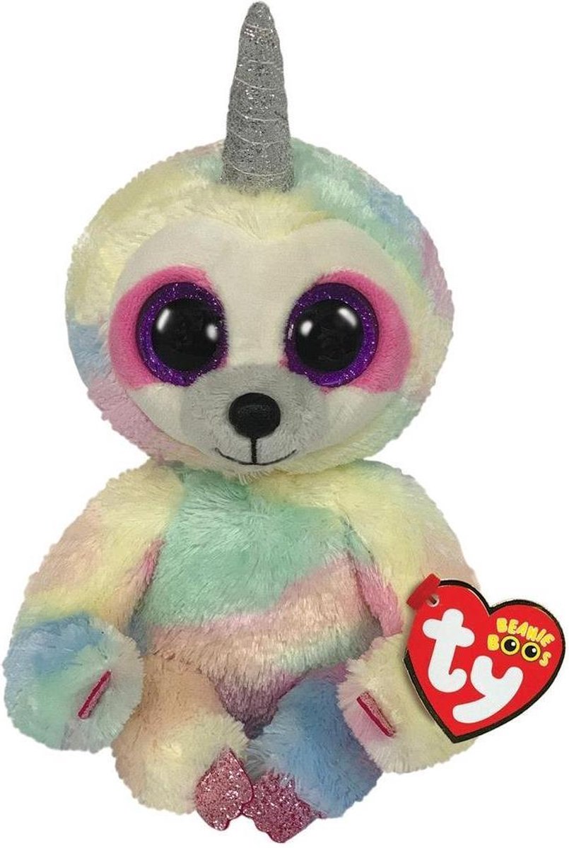 TY Beanie Buddy Galago Affe – Kuscheliger Plüschaffe 24 Cm Mit Glitzeraugen