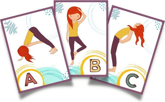 Thumbnail van een extra afbeelding van het spel Yoga ABC - yogakaarten - yoga kaarten