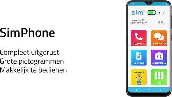 SimPhone 4 voor Senioren - knop (Sociaal Alarm) - Hulp bij gebruik | bol.com