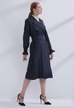 Web Blouse Trenchcoat Bexley Donkerblauw - 38