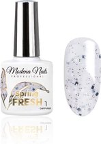 Modena Nails UV/LED Gellak – Spring Fresh #01 - Wit - Glanzend - Gel nagellak