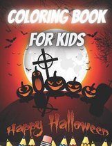 Happy Halloween Coloring Book for Kids