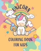 Unicorn coloring book for kids