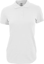 SOLS Dames/dames Perfect Pique Poloshirt met korte mouwen (Rood)