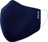 Flinndal Herbruikbaar Mondkapje - Wasbaar Mondmasker - Ademdoorlatend - Hoog draagcomfort - Marineblauw - Maat M