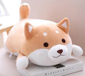 Shiba Inu knuffel | Kawaii kussen | 50cm Shiba plush | zacht, schattig en stretchy | Japanse honden knuffel pluche