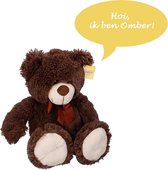 Sunkid Knuffel - Knuffelbeer - Teddybeer 54cm met strik - Omber