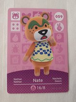 Amiibo animal crossing new horizons origineel Eu nate 059 kaart