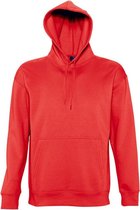 SOLS Slam Unisex Hooded Sweatshirt / Hoodie (Rood)