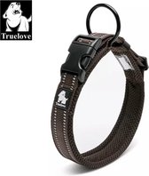 Truelove halsband - Halsband - Honden halsband - Halsband voor honden-Brouwn L hals 45-50 CM