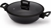 Kitchen Fun Twist Wok Deksel 2handvat 30alle Vuren-aluminium