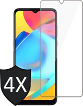 Alcatel 3L Screenprotector - Alcatel 3L 2021 Screenprotector Glas - Alcatel 3L Screen Protector - 4 Stuks