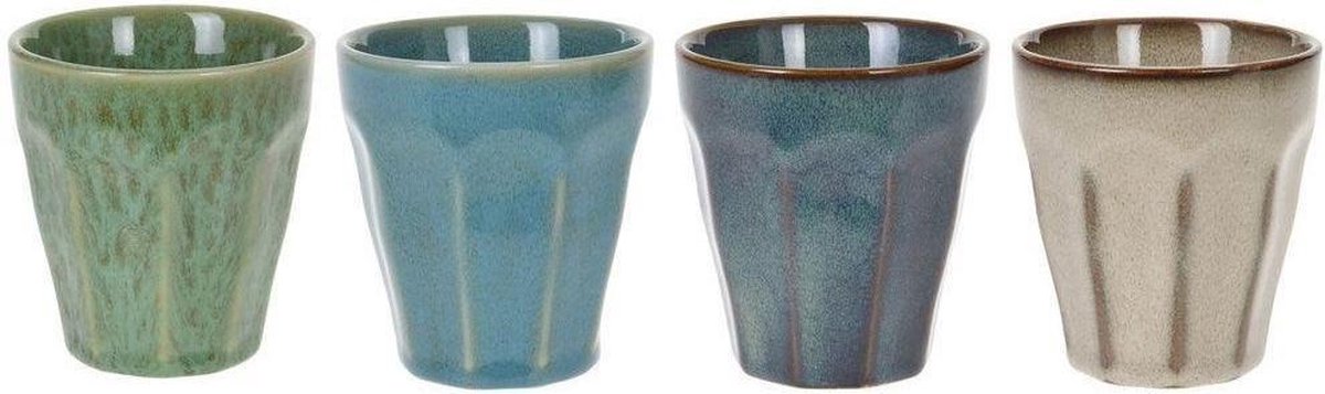 Kitchen Trend Set van 4 cappuccino mokken 250 ml