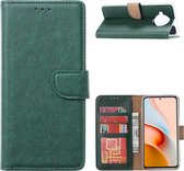 Xiaomi Redmi Note 9 Pro Hoesje wallet case cover met Pasjeshouder - Groen