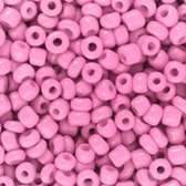 Kralen rocailles 3mm, 50 gram taffy pink, zelf sieraden maken