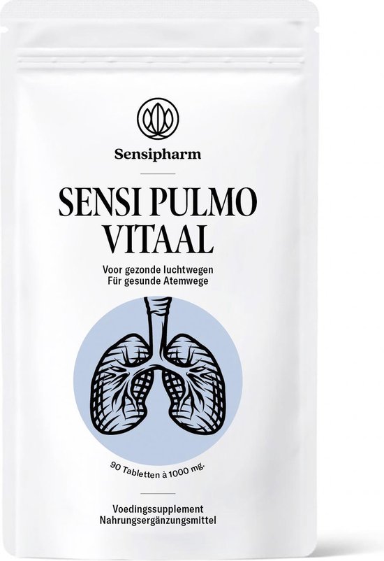 Sensipharm Pulmitranq Paard - Longen & Luchtwegen Voedingssupplement COPD & Dampigheid - 180 Tabletten à 1000 mg