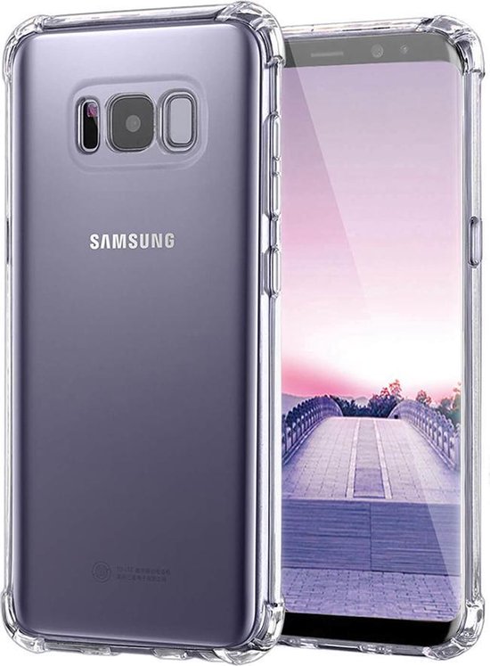 moeilijk Knorretje rotatie iParadise Samsung S8 Hoesje - Samsung Galaxy S8 hoesje transparant shock  proof case... | bol.com