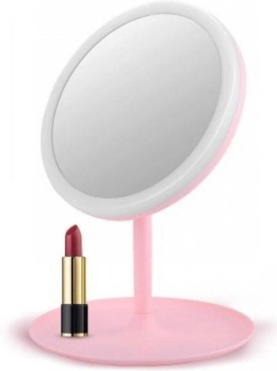 Eenvoudige Staande Spiegel Make Up – Roze | bol.com