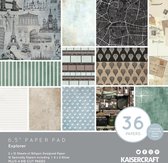 Kaisercraft Explorer Paper Pad 6.5"X6.5" 40/Pkg (PP1090)