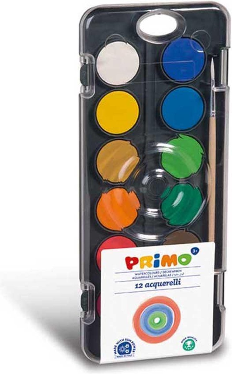 Primo - waterverf - 12 kleuren
