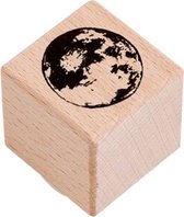 Moodadventures | Stempels | Stempel Hout Wereld | Vierkante Stempel