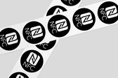 NFC Tags ZWART met NFC Logo 10 stuks