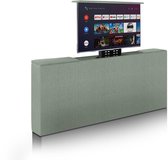 TV Lift meubel voeteneinde - Olijfgroen - 160 x 83 cm - Tot maximaal 43 inch - elektrisch - voetbord