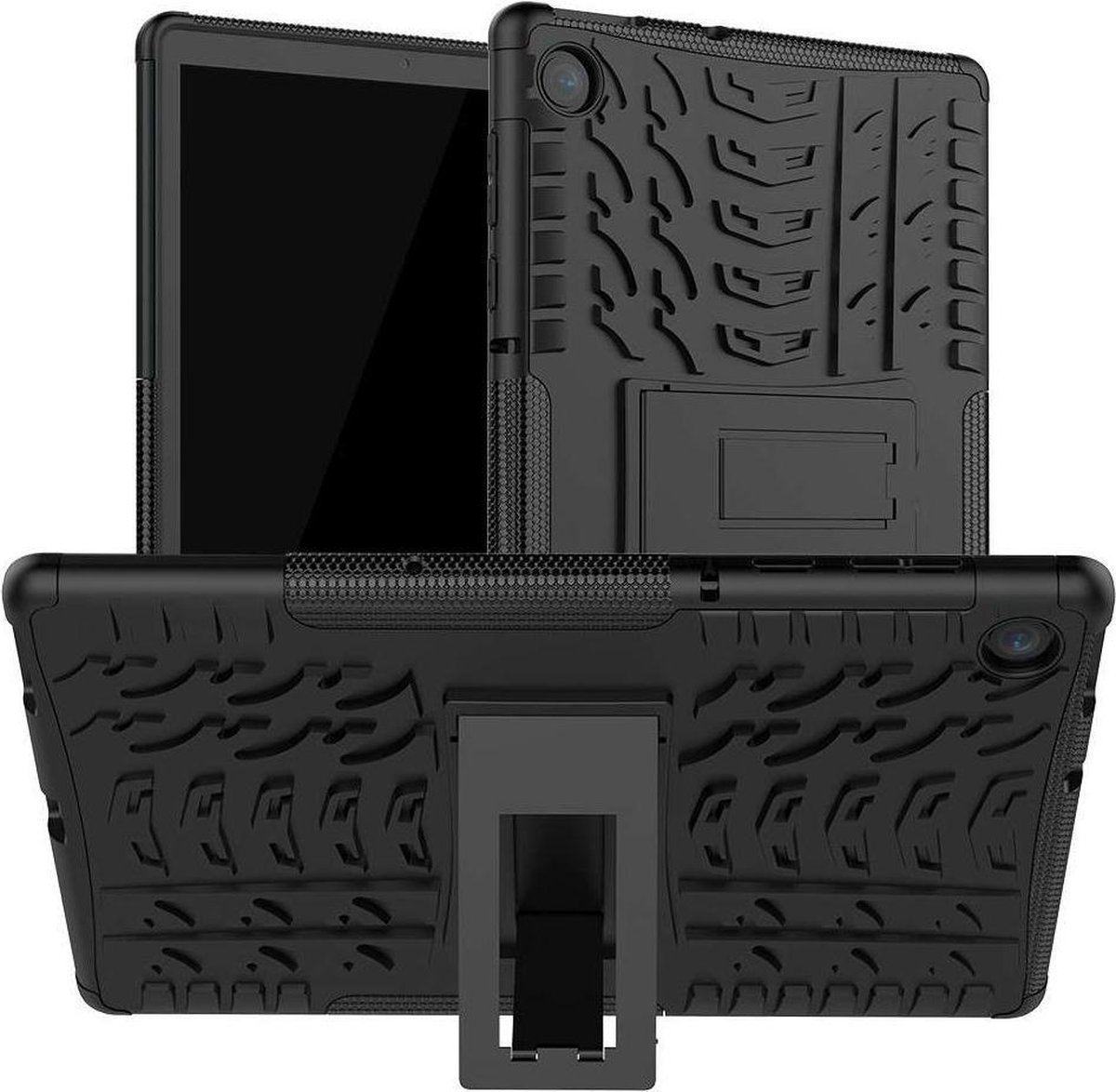 Just in Case Rugged Hybrid Lenovo Tab M10 Plus Case (Black)