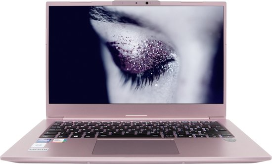 SKIKK Pink - 14" Laptop met Thunderbolt 4 in Champagne Roze | bol.com