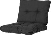 Madison Florance 2-Delige kussenset 60x60cm - Rib Black