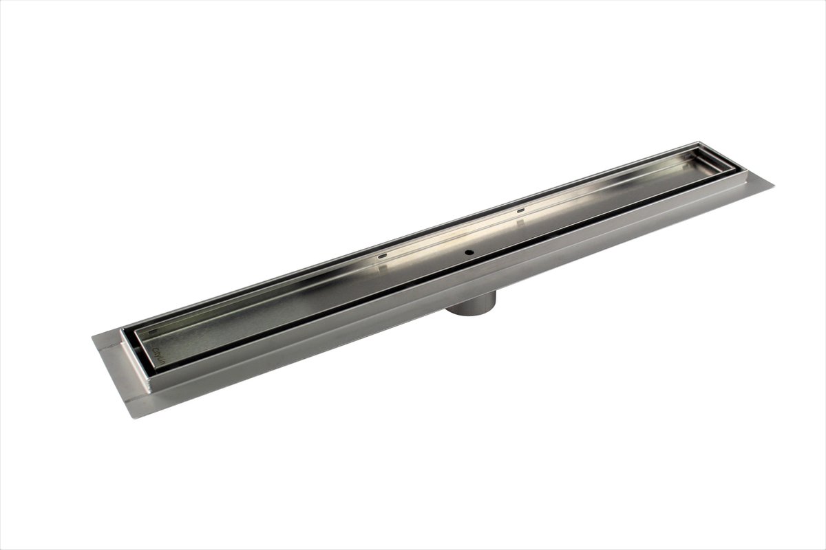 CityLine douchegoot - RVS - 60cm - Onderuitloop - Tegelrooster