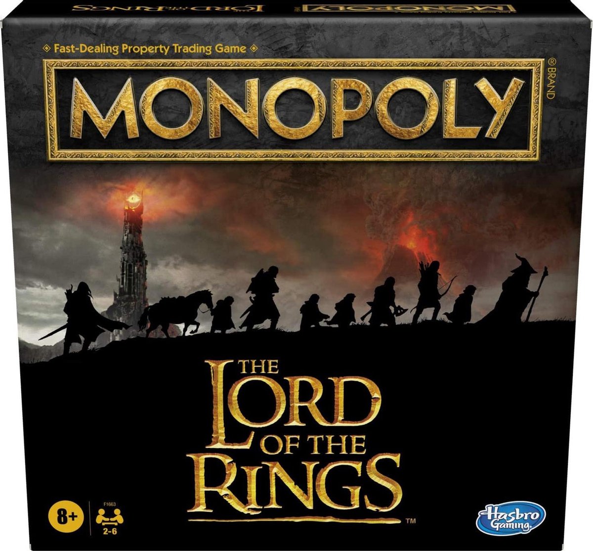 Hasbro Monopoly - Lord of the Rings Editie - Nieuwe Versie - Engelstalig Bordspel