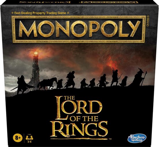 breedtegraad Jabeth Wilson Blij Hasbro Monopoly - Lord of the Rings Editie - Nieuwe Versie - Engelstalig  Bordspel | Games | bol.com