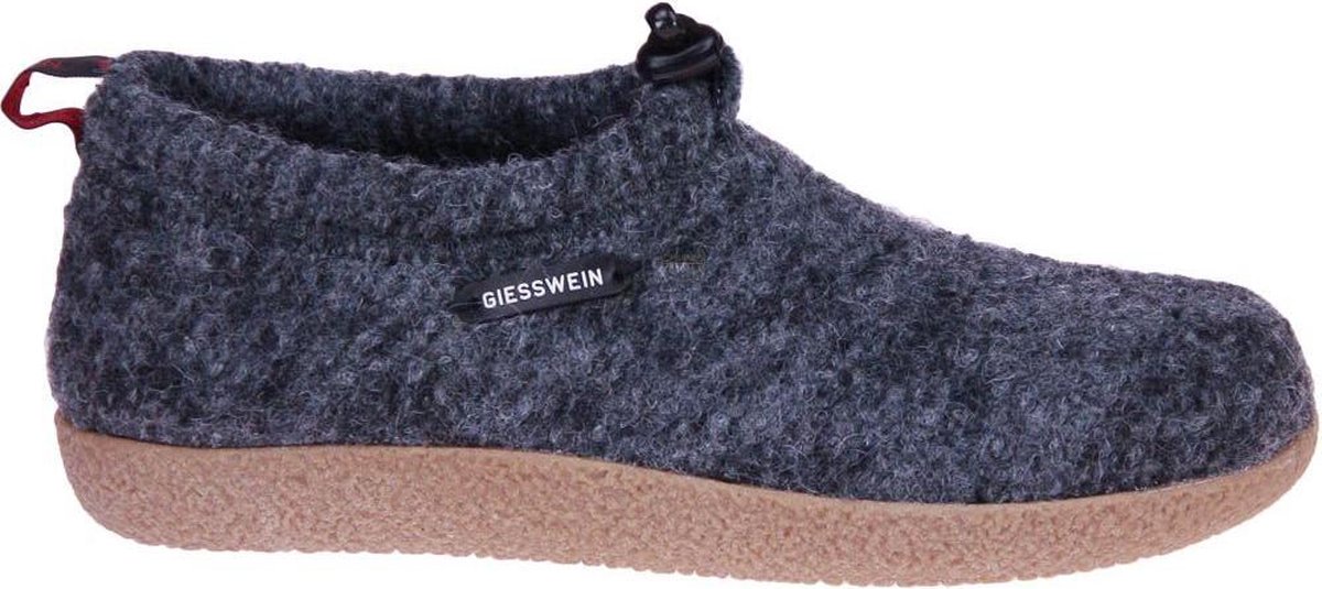 Giesswein Vent Pantoffel van wol met uitneembare zool - unisex - maat 38