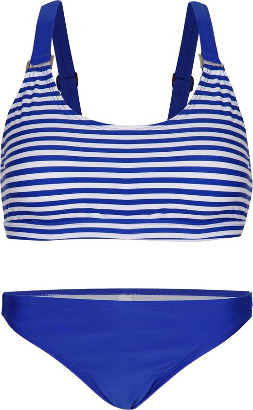 Bikini classic style - Blauw strepen 164-170