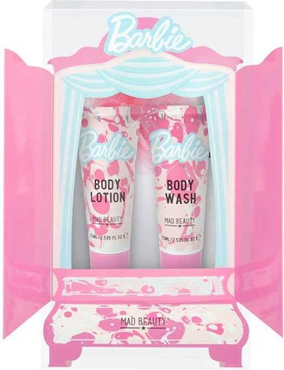Barbie Set Douchegel + Body Lotion + Douchespons - Leuke verpakking ...