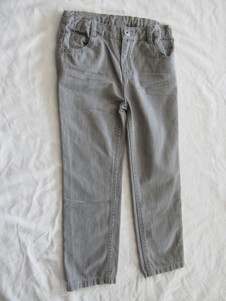 noukie's , lange broek , grijst jeans , jongen , 4 jaar 104