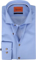 Suitable Overhemd WS Stippen Blauw - maat 42
