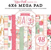 Echo Park Welcome Baby Girl 6X6 Inch Cardmakers Mega Pad (WBG233031)