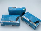 Wegwerp handschoenen Nitril handschoenen Zwart Poedervrij maat XL doos 200 stuks