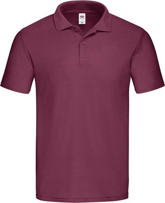 Fruit of the Loom Heren Origineel Polo Shirt (Bourgondië)